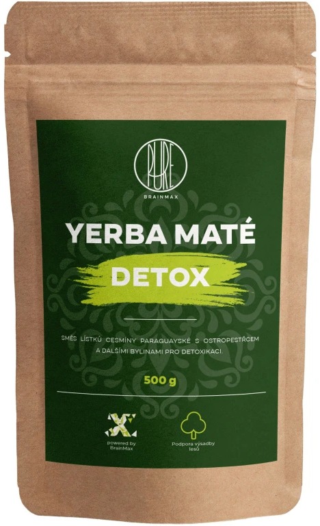 BrainMax Pure Yerba Maté Detox, 500 g