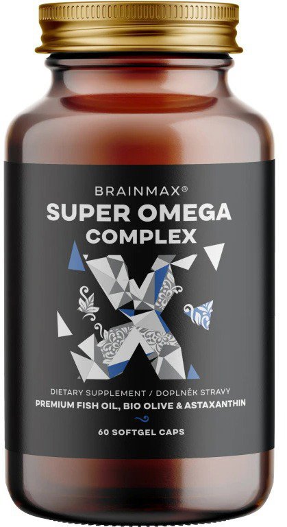 BrainMax Super Omega Complex, 60 softgel kapslí
