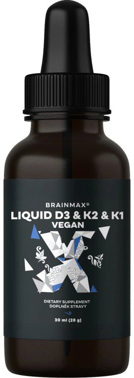 BrainMax Vegan Liquid D3 & K2 & K1 Kids, 30 ml