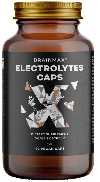 BrainMax Electrolytes Caps, 90 rostlinných kapslí