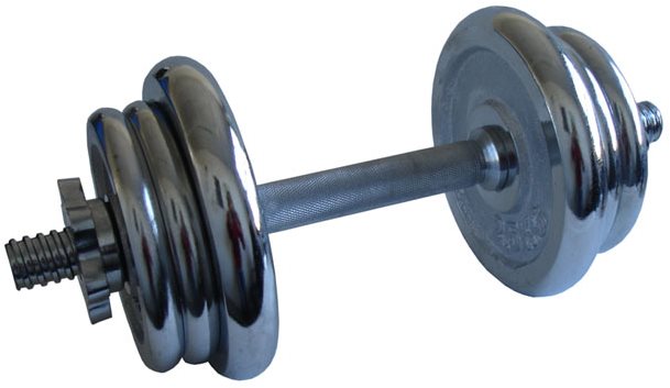 Acra Nakládací činka chromová 15 kg