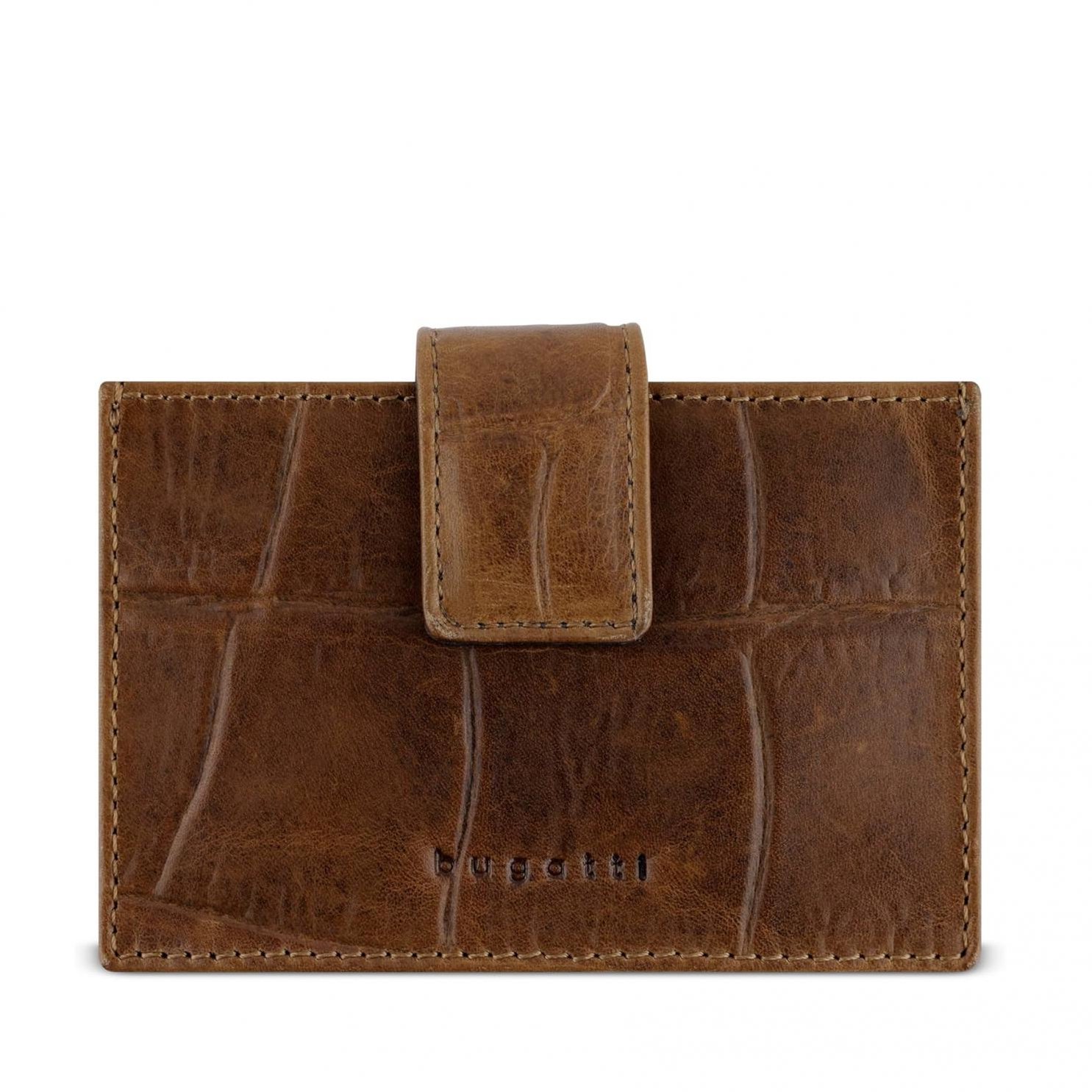 Bugatti Card holder cognac