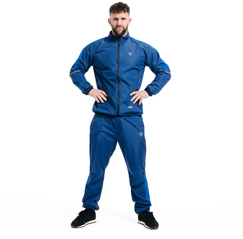 RDX Saunový oblek SAUNA SUIT C1, modrý L