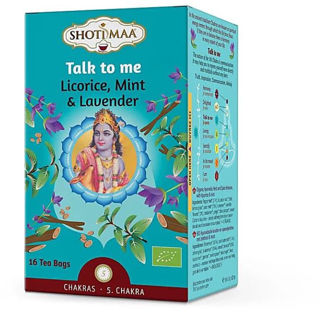 Shoti Maa - Čakry - 5. čakra: Talk to Me - ajurvédský Yogi čaj