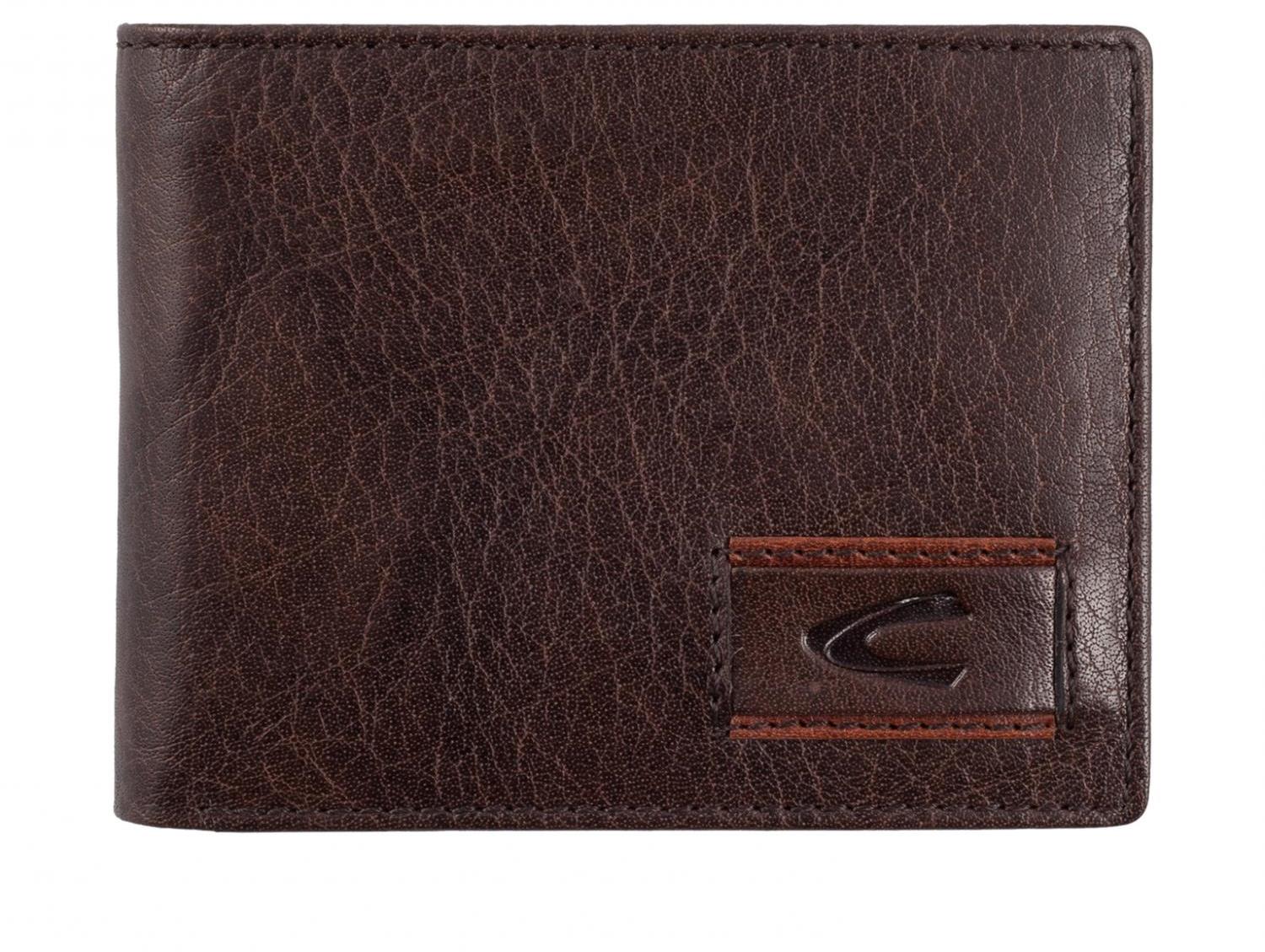 Camel Active Panama Jeans Wallet Kožená malá tmavě hnědá