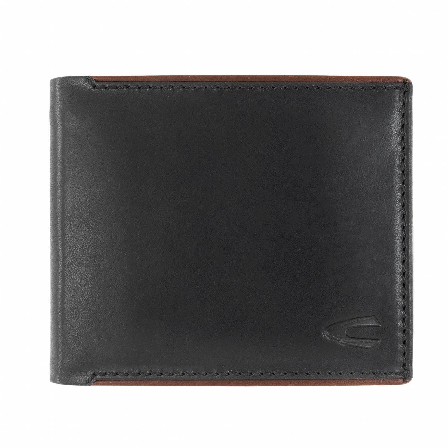 Camel Active Cruise Jeans Wallet Kožená větší černá