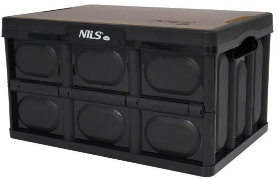 NCB4005 SKLÁDACÍ PŘEPRAVKA S DŘEVÉNÝM VÍKEM 2V1 20L NILS CAMP