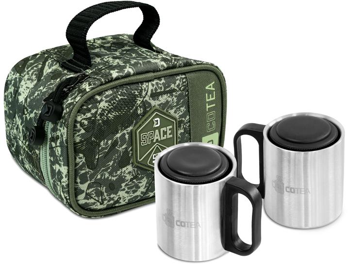 Delphin Kávový/čajový set Cotea, zelený