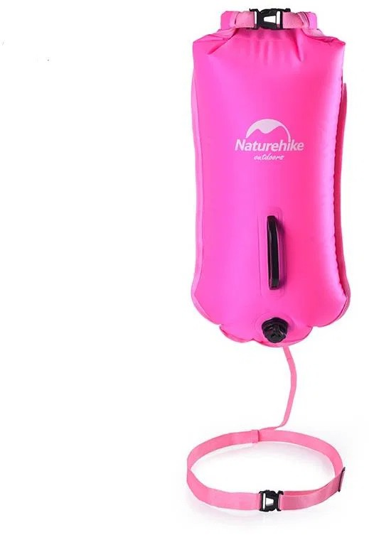 Naturehike nafukovací vodotěsný vak růžový, 18 l