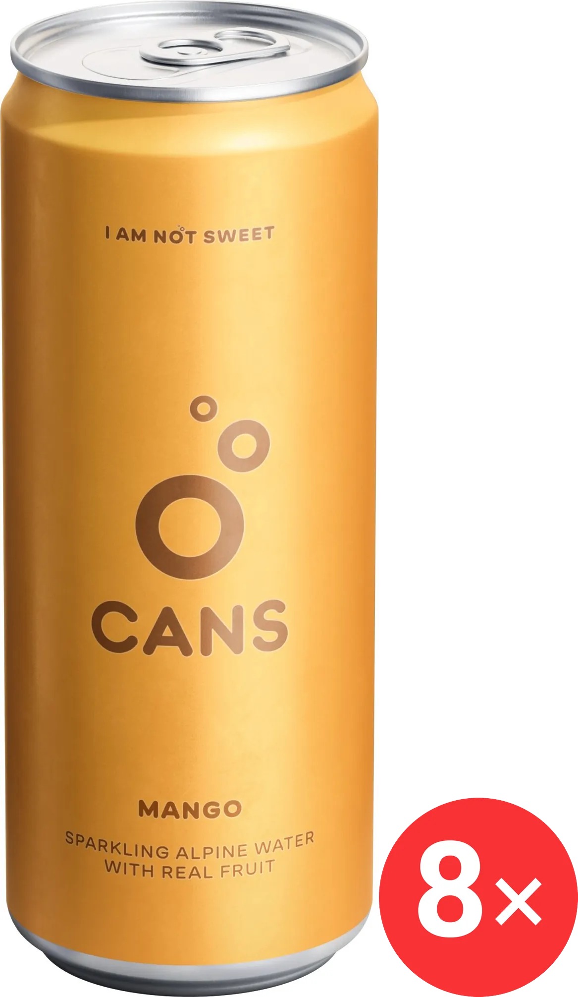 CANS s příchutí manga, 8 x 330 ml