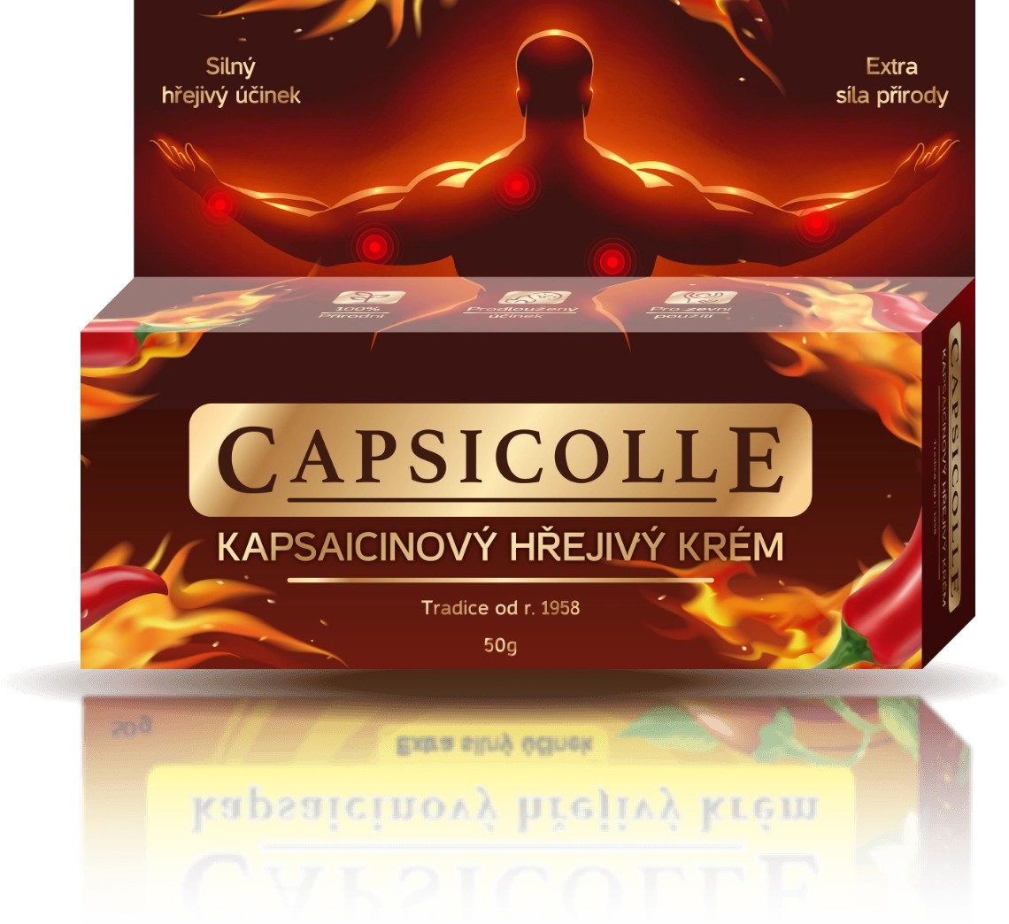 Capsicolle Kapsaicinový krém Extra hřejivý 50 g