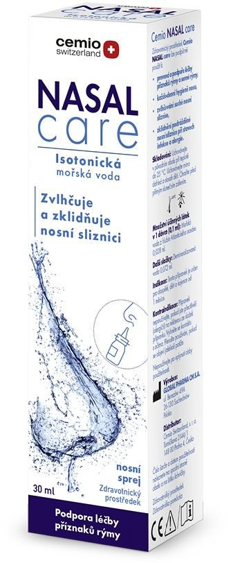 Cemio Isotonická mořská voda Nasal Care, 30 ml