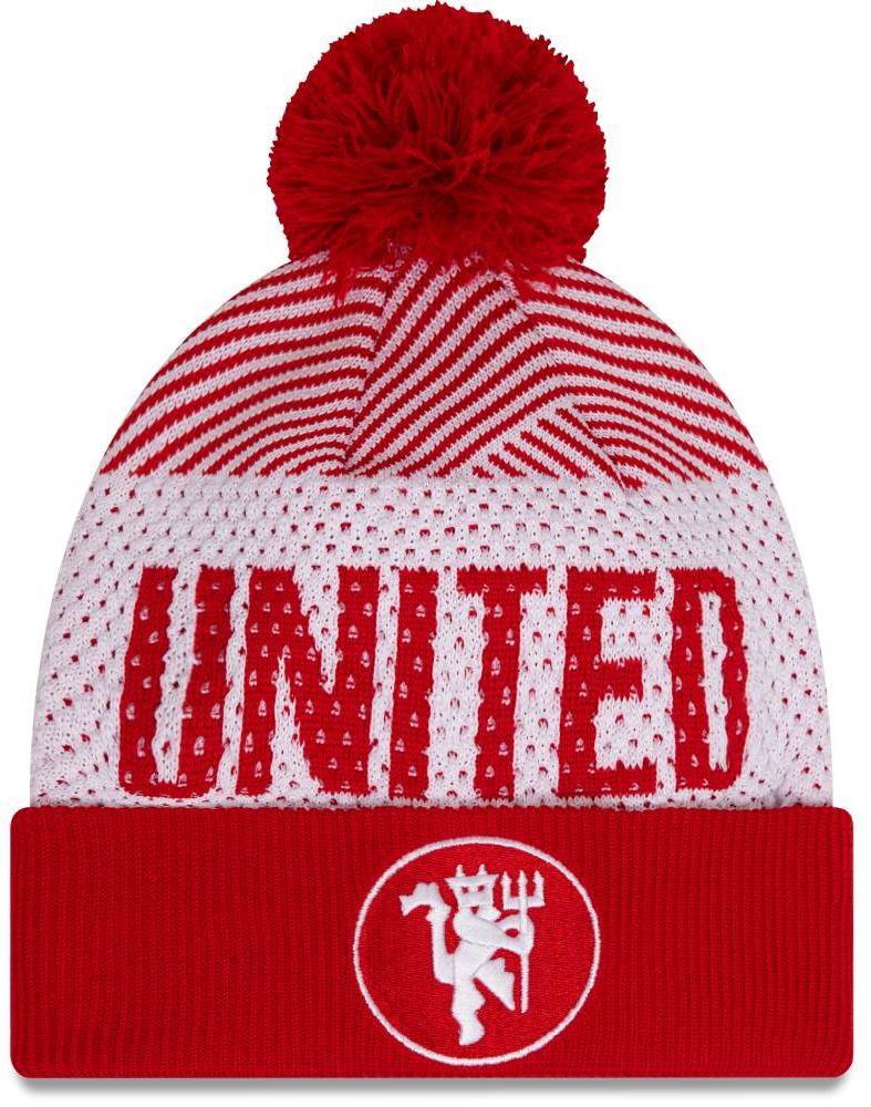 New Era dětská čepice MANCHESTER UNITED Engineered Cuff red