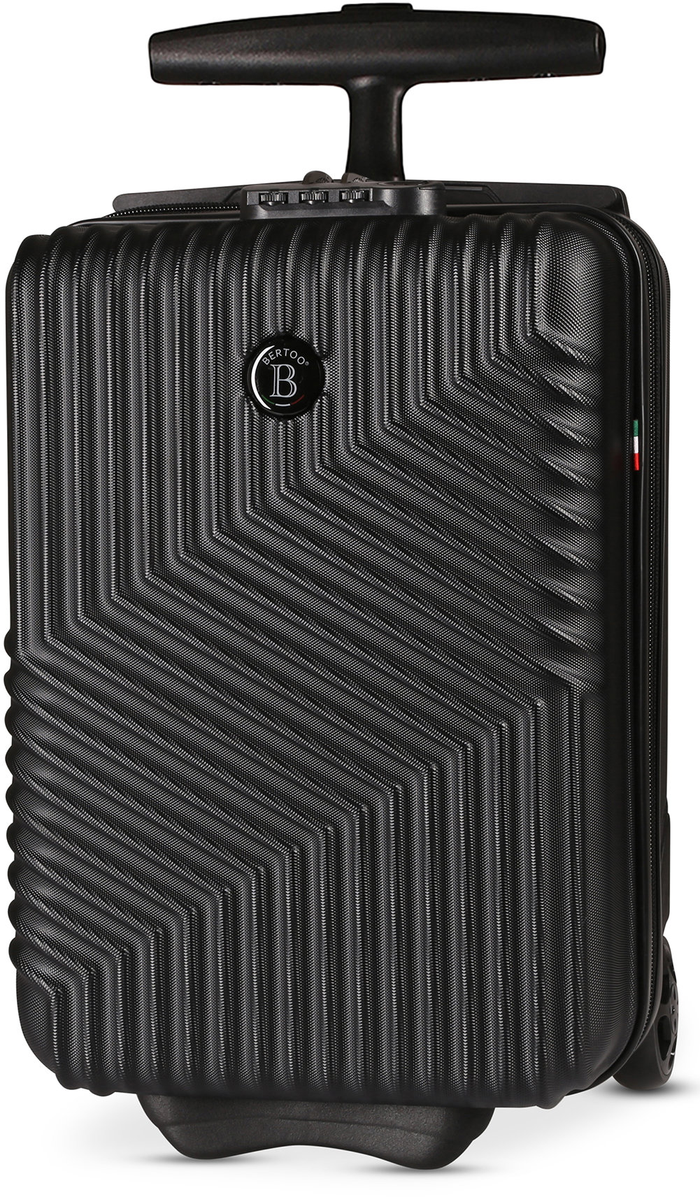 Bertoo Milano Kufr pod sedadlo pro Ryanair, 18 l, černý