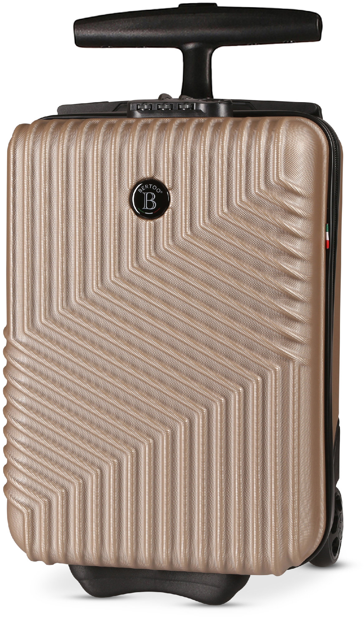 Bertoo Milano Kufr pod sedadlo pro Ryanair, 18 l, champagne