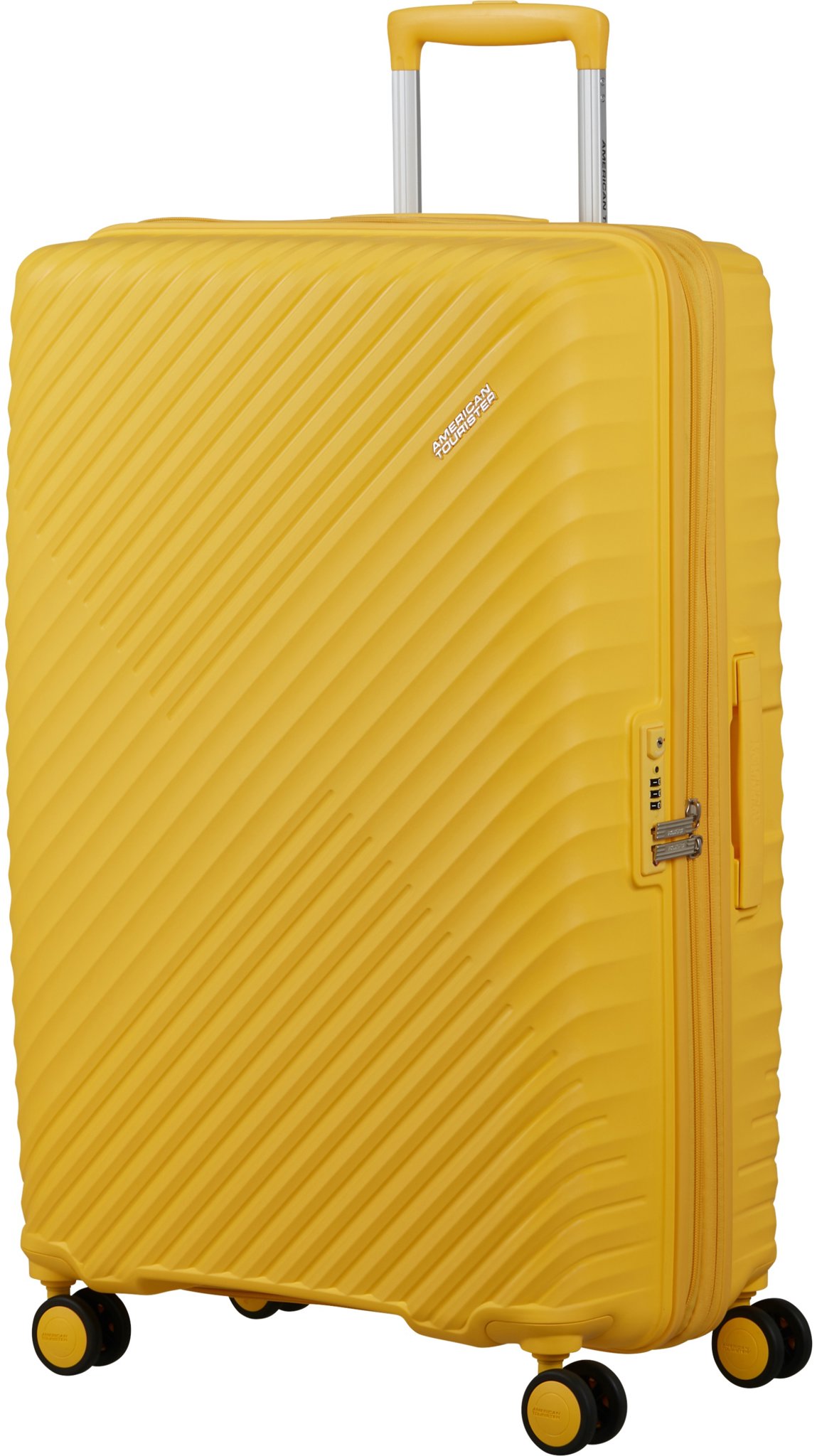 American Tourister Diablast kufr spinner 78 cm, 98/111 l, rozšiřitelný, žlutý (digital yellow)