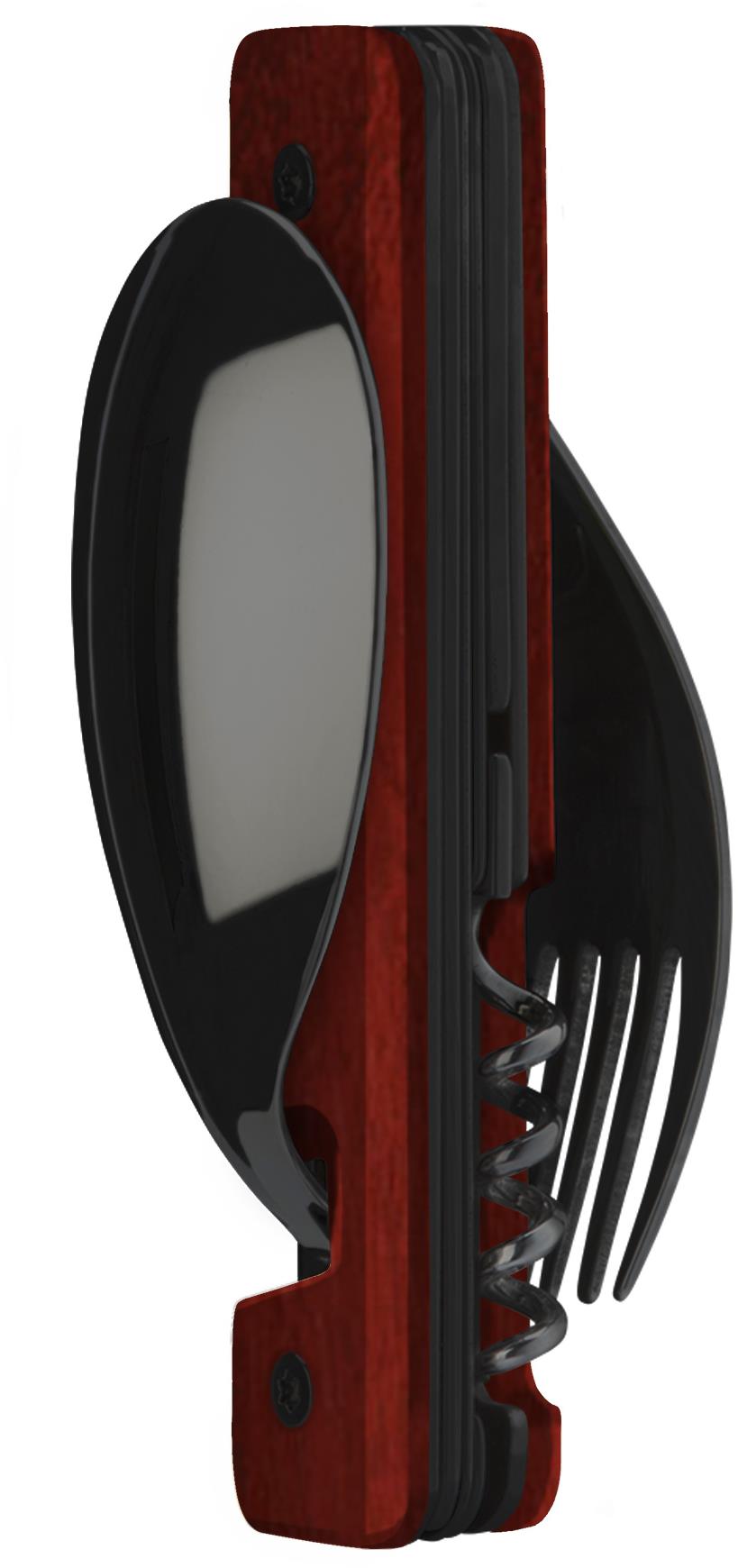 Akinod A02B00005 multifunkční sada 13h25,black mirror finish,coralwood