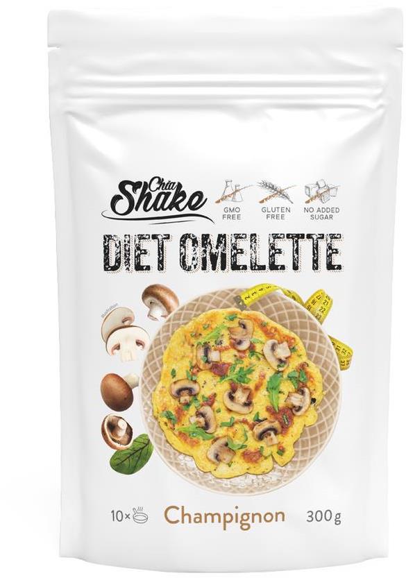 Chia Shake Dietní omeleta - 10 jídel - Žampionová