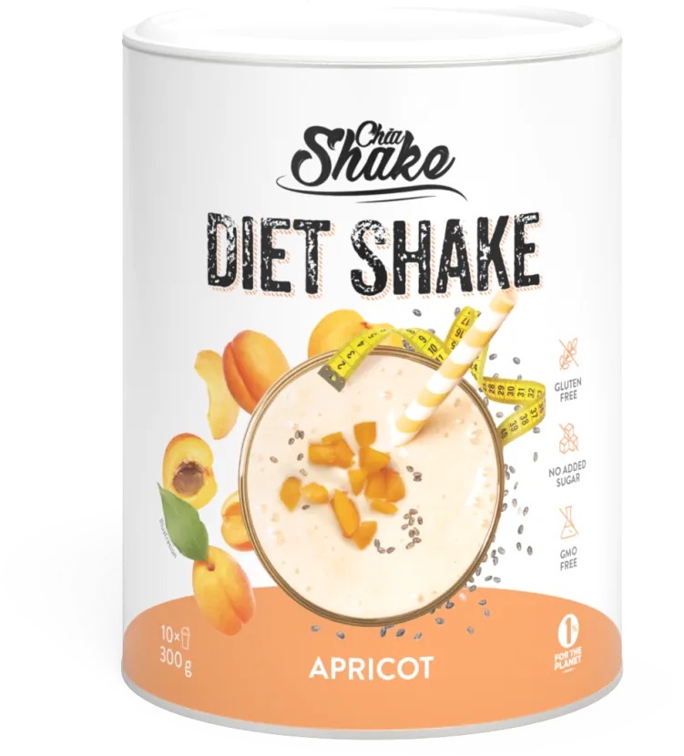 Chia Shake Dietní koktejl - 10 jídel - Meruňka