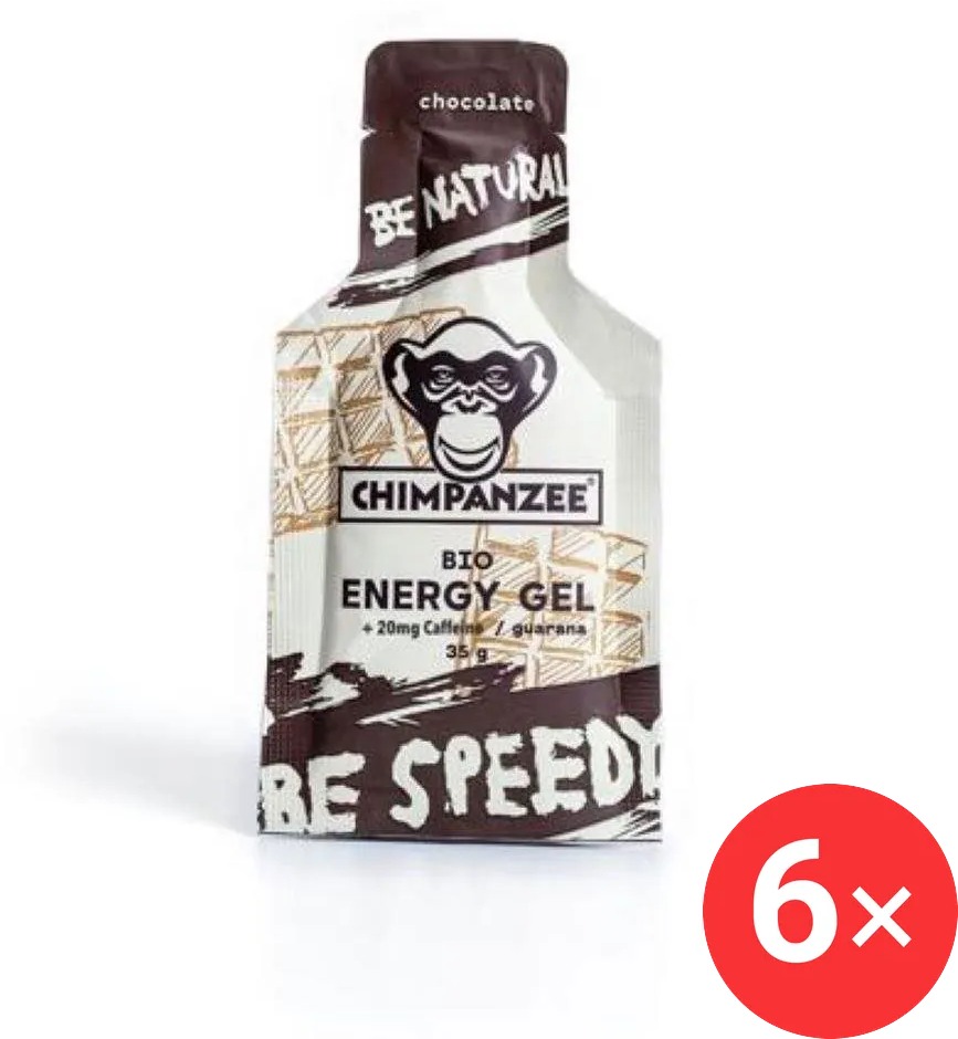 CHIMPANZEE energy gel 6 x 35g, Chocolate