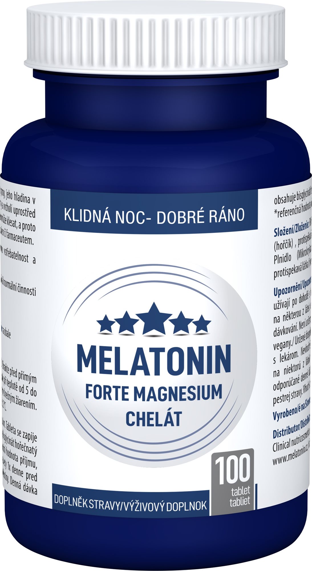 Clinical Melatonin Forte Magnesium chelát 100 tablet