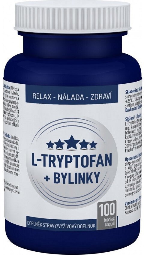 Clinical L-Tryptofan + bylinky 100 tobolek