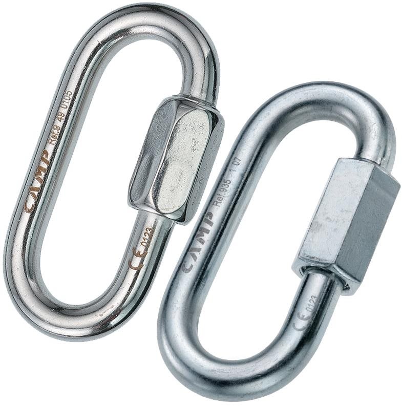 Camp Oval Quick Link 10mm zinc plated steel