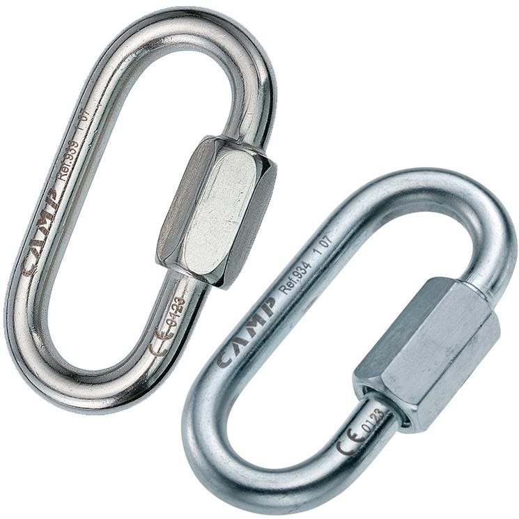 Camp Oval Quick Link 8mm zinc plated steel