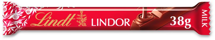 Lindt LINDOR Tyčinka Mléčná čokoládová plněná krémovou náplní, 38 g