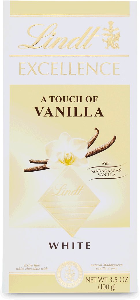 Lindt EXCELLENCE Extra bílá čokoláda s vanilkovou příchutí, 100 g