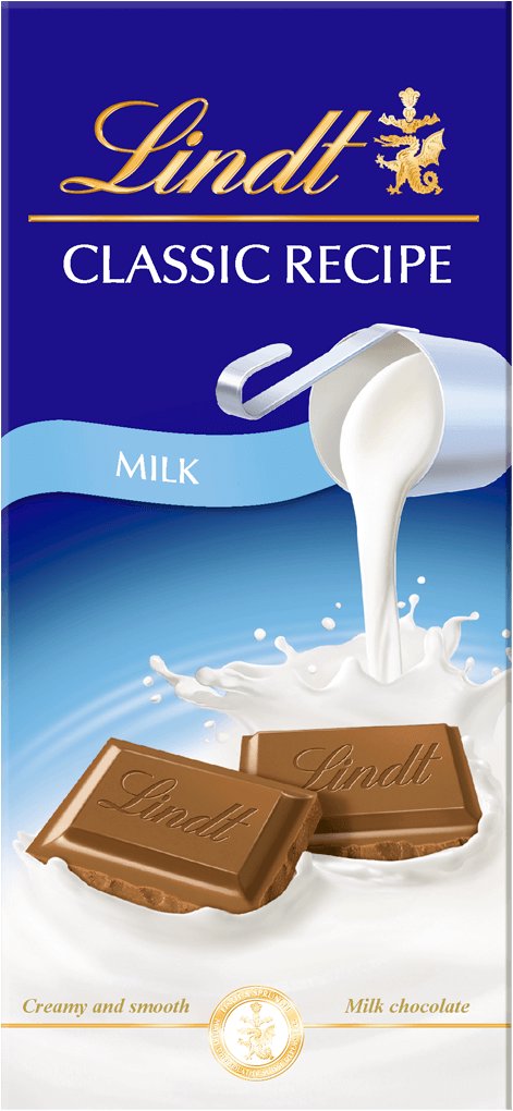 Lindt CLASSIC RECIPE Milk, 100 g