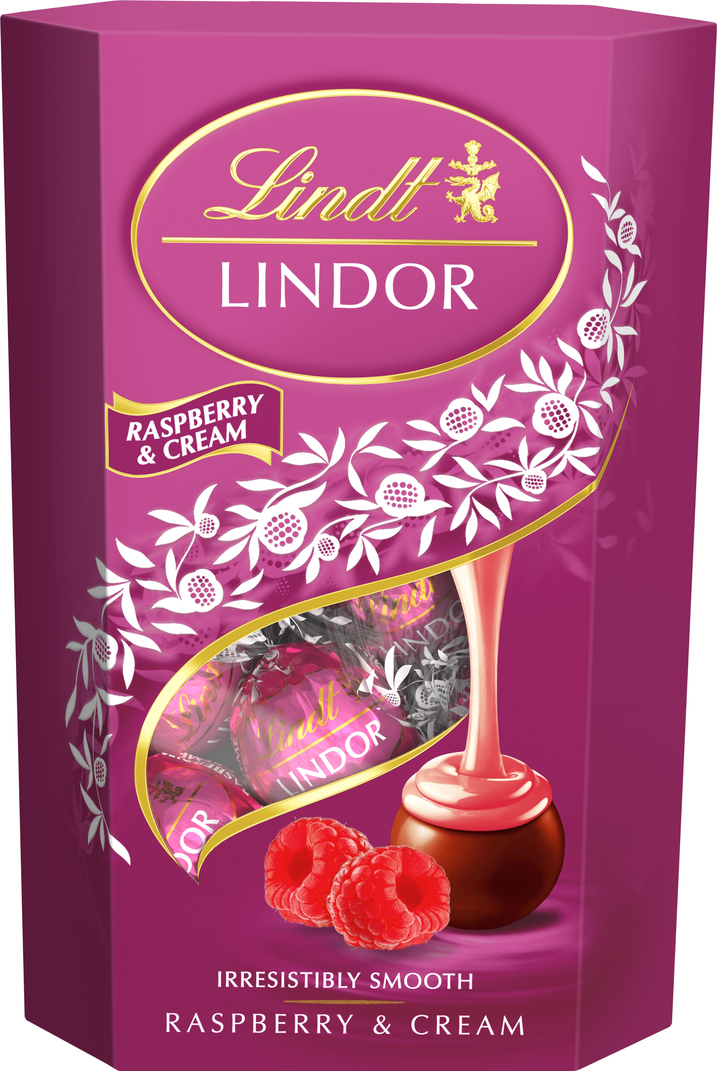 Lindt Lindor Bonboniéra čokoládové pralinky Malina 200 g