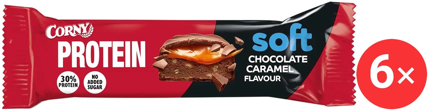 Corny Protein Soft 6 x 45 g, chocolate caramel