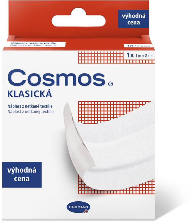 Cosmos náplast Klasická z netkané textilie 1 m × 8 cm