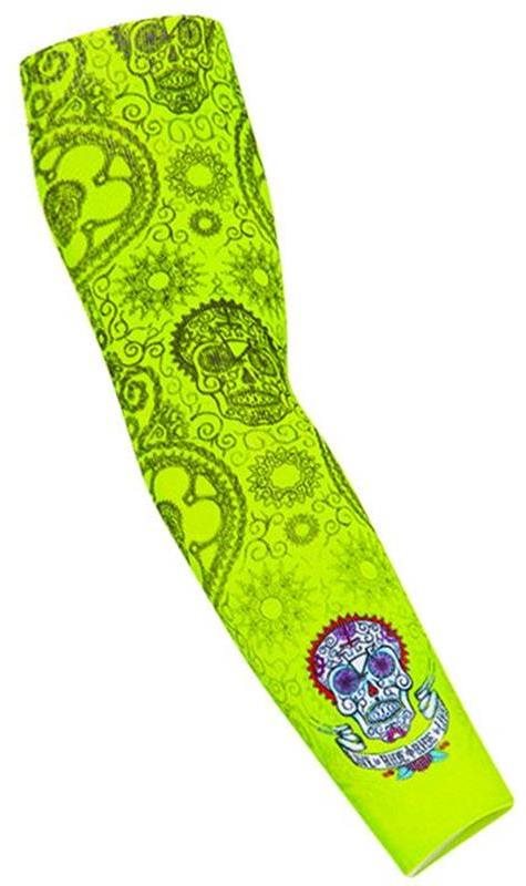 Cycology Day of the Living Lime Arm Warmer S-M