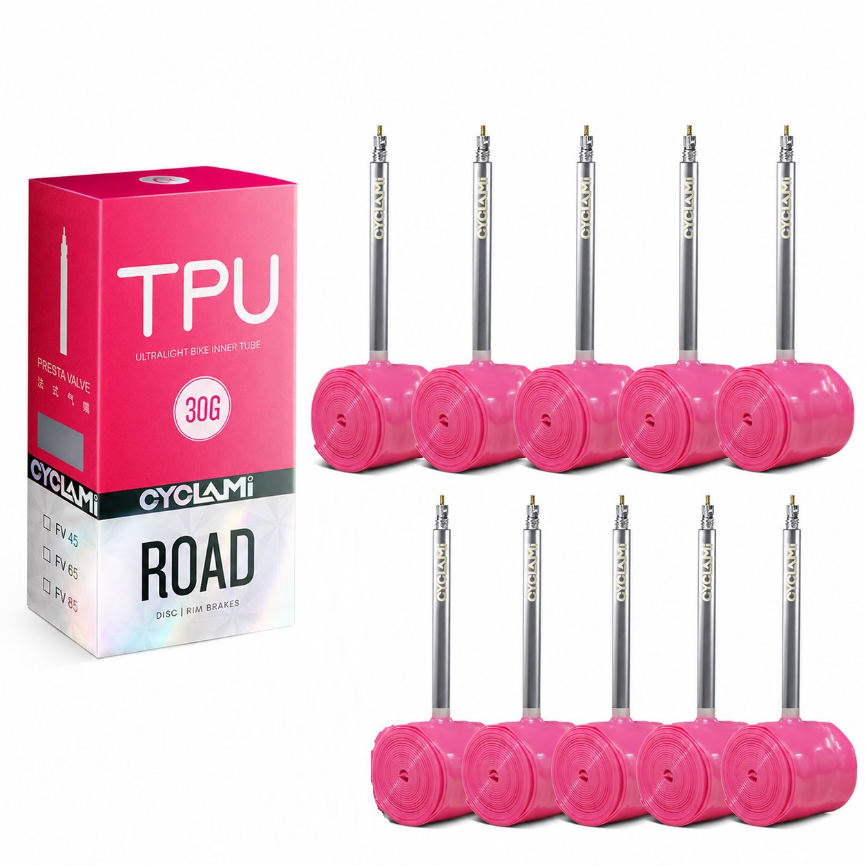 Cyclami duše 30 g AL Road 700/18C-32C 65 mm PINK 10 ks