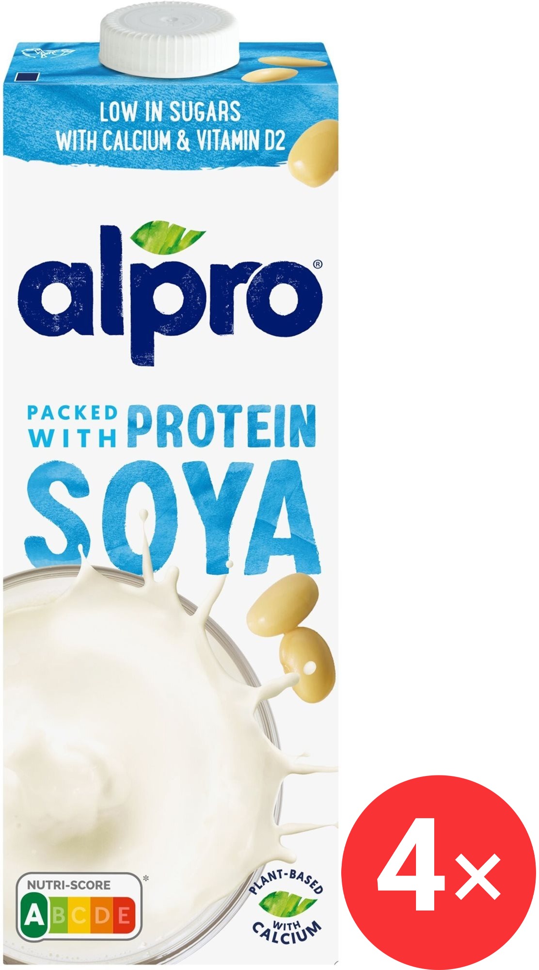 Alpro sójový nápoj 4 x 1l