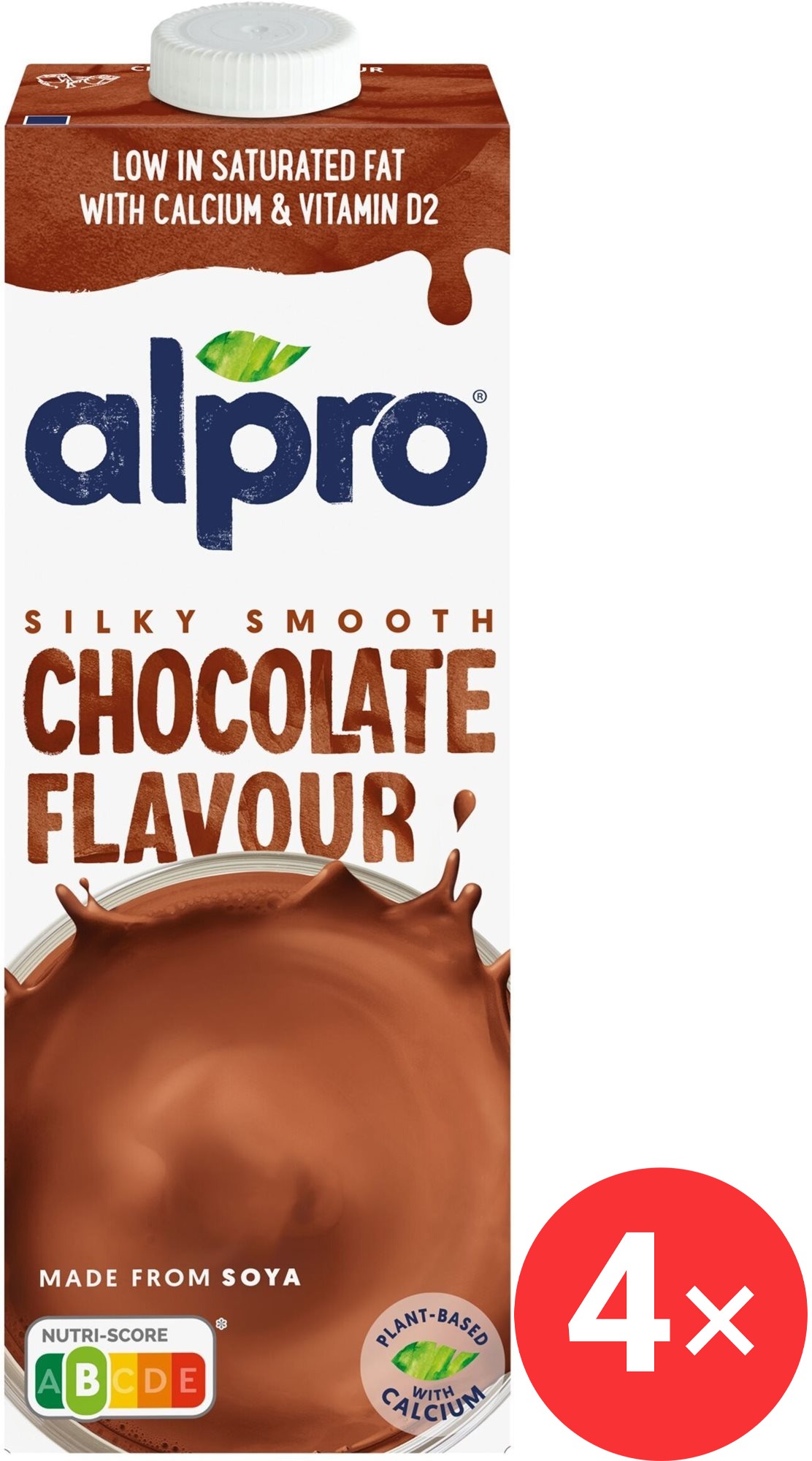 Alpro sójový nápoj s čokoládovou příchutí 4 x 1l