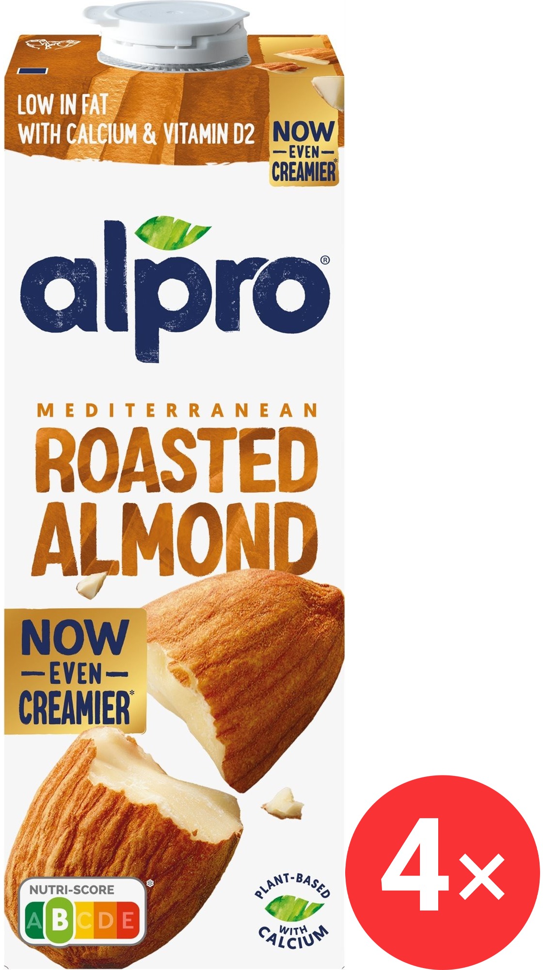 Alpro mandlový nápoj 4 x 1l