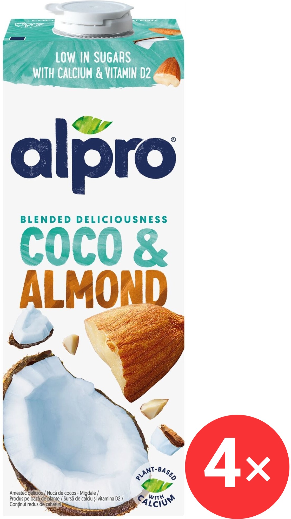 Alpro kokosovo-mandlový nápoj 4 x 1l