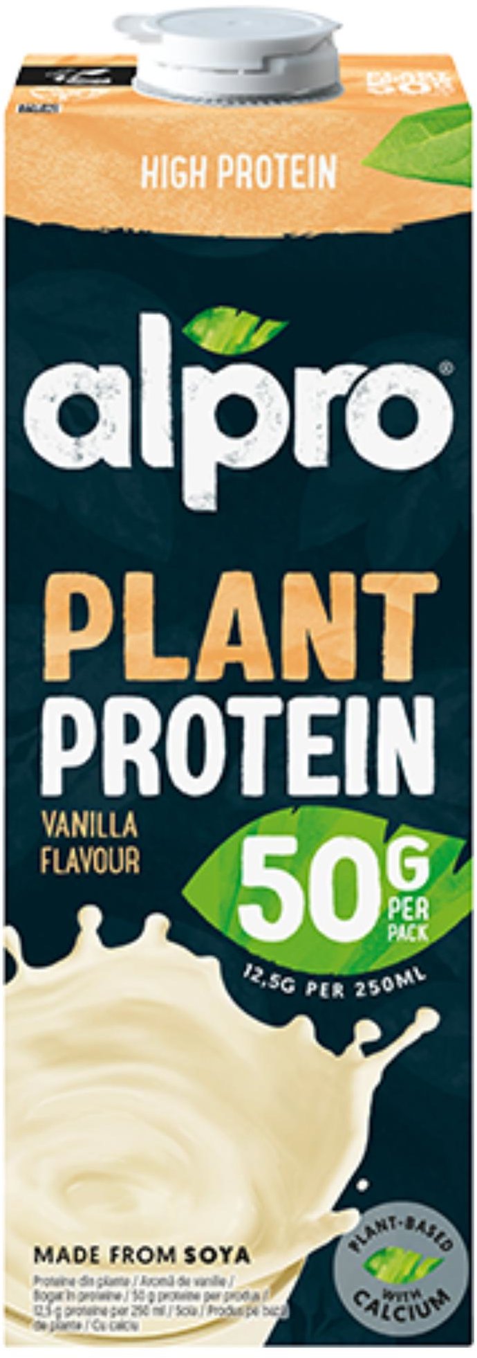 Alpro High Protein Sójový nápoj s vanilkovou příchutí 1 l