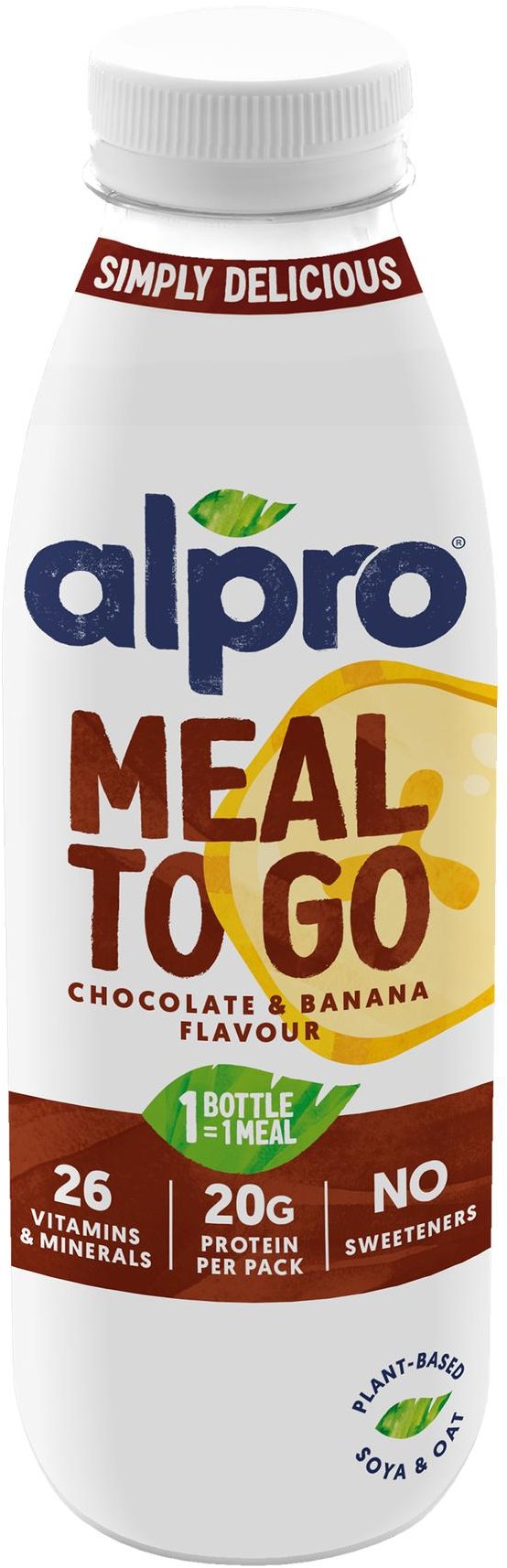 Alpro Meal to go nápoj s příchutí čokoláda-banán 500 ml
