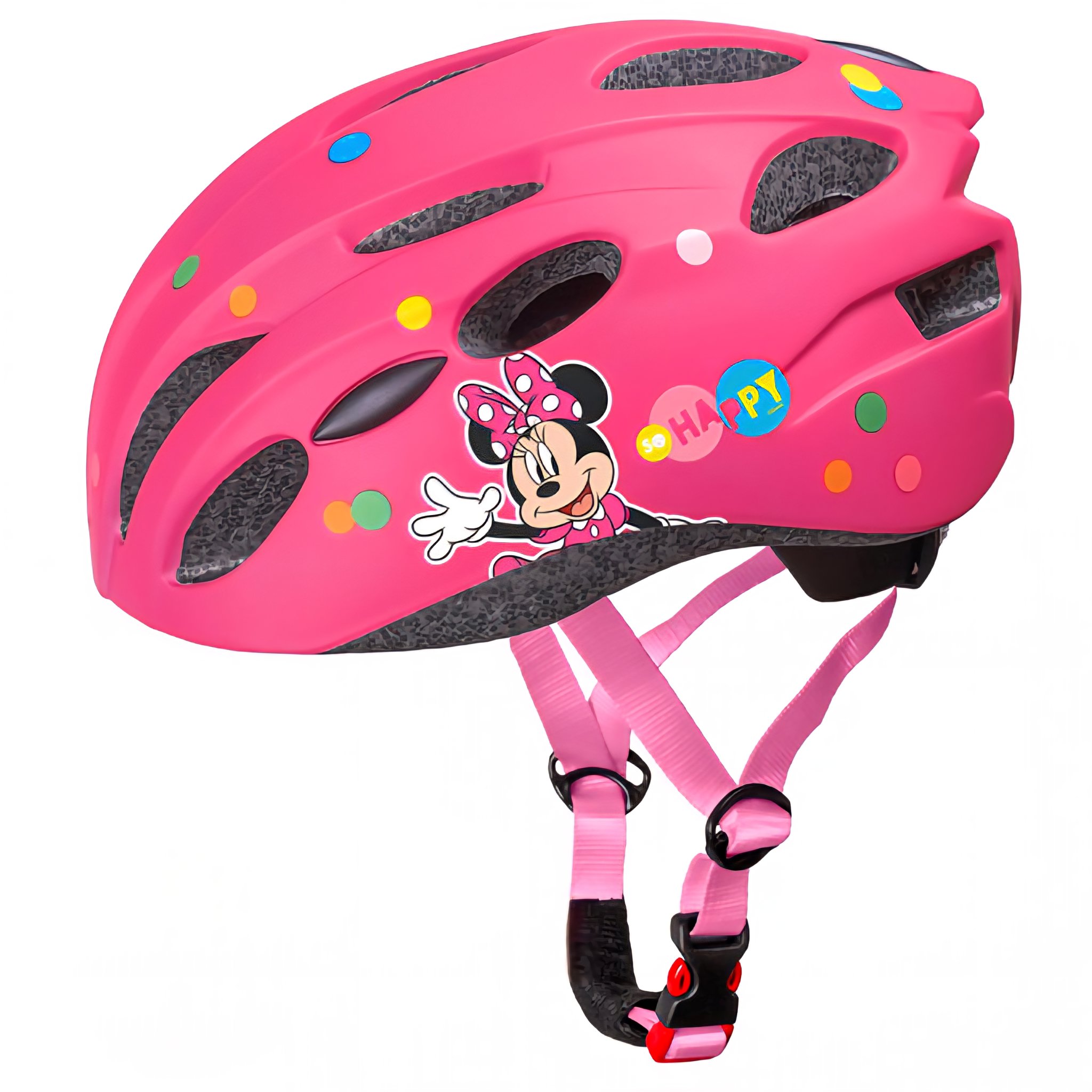 Disney MINNIE Dívčí helma na kolo, růžová, velikost (52 - 56)