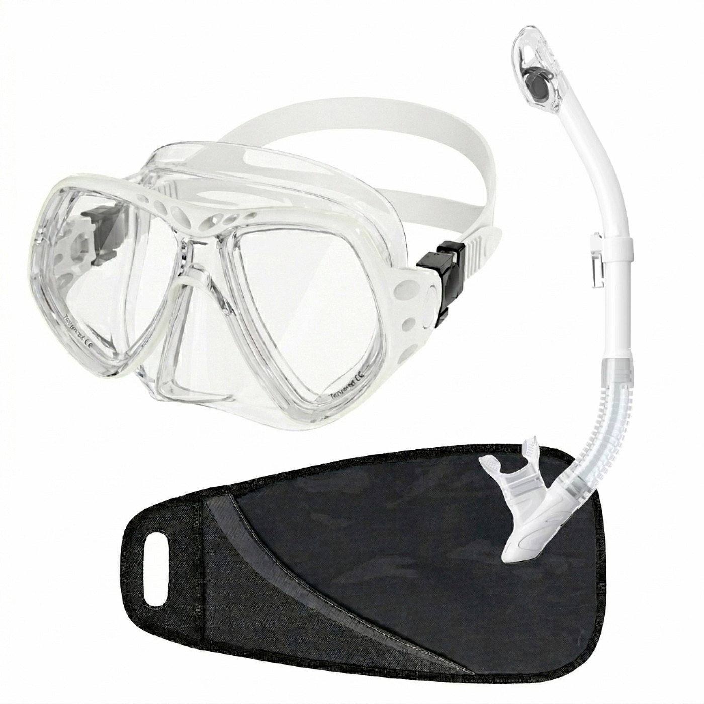 Dive team DEEP VISION antifog bílá/tranp.
