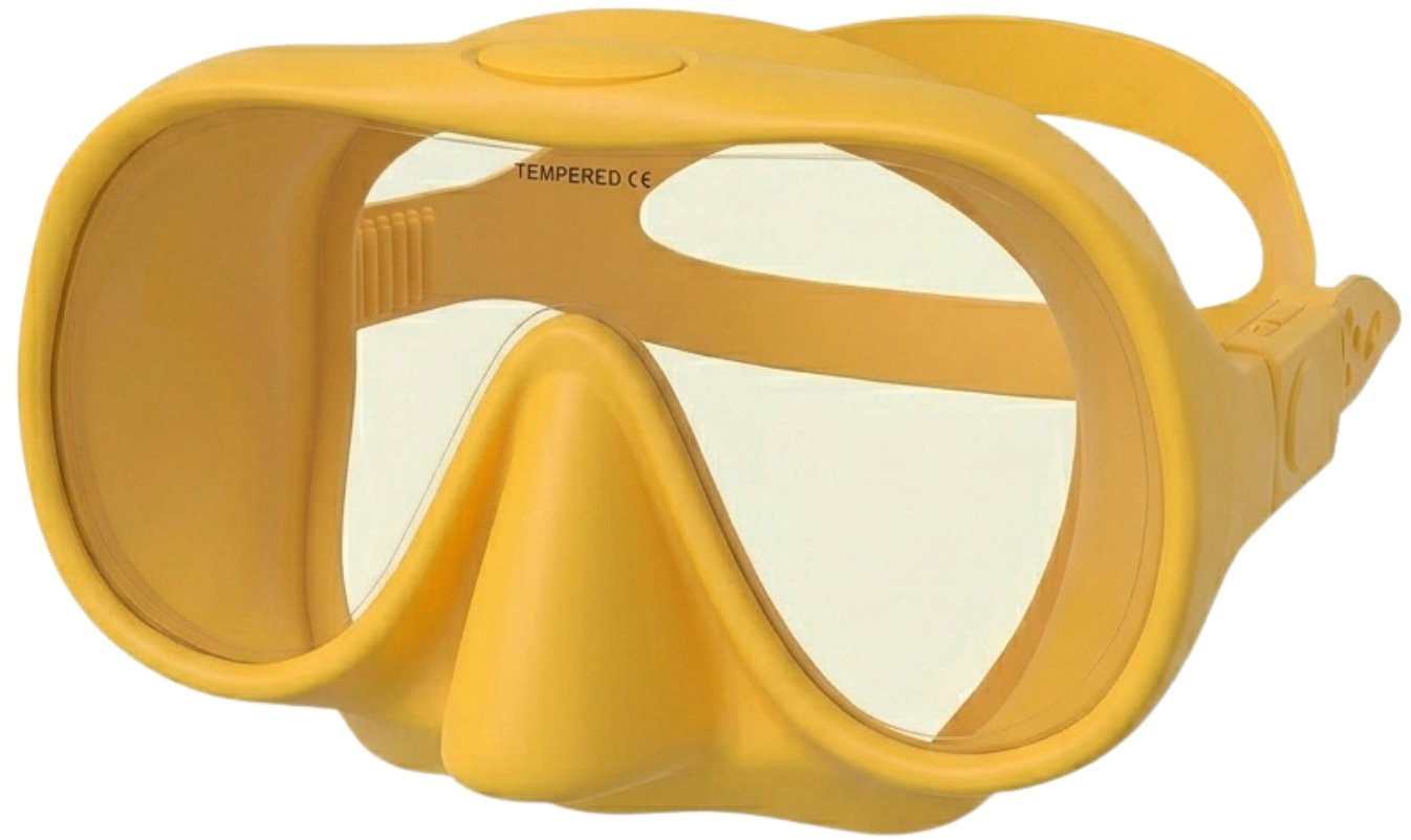 Dive Team Frameless, maska, antifog mango