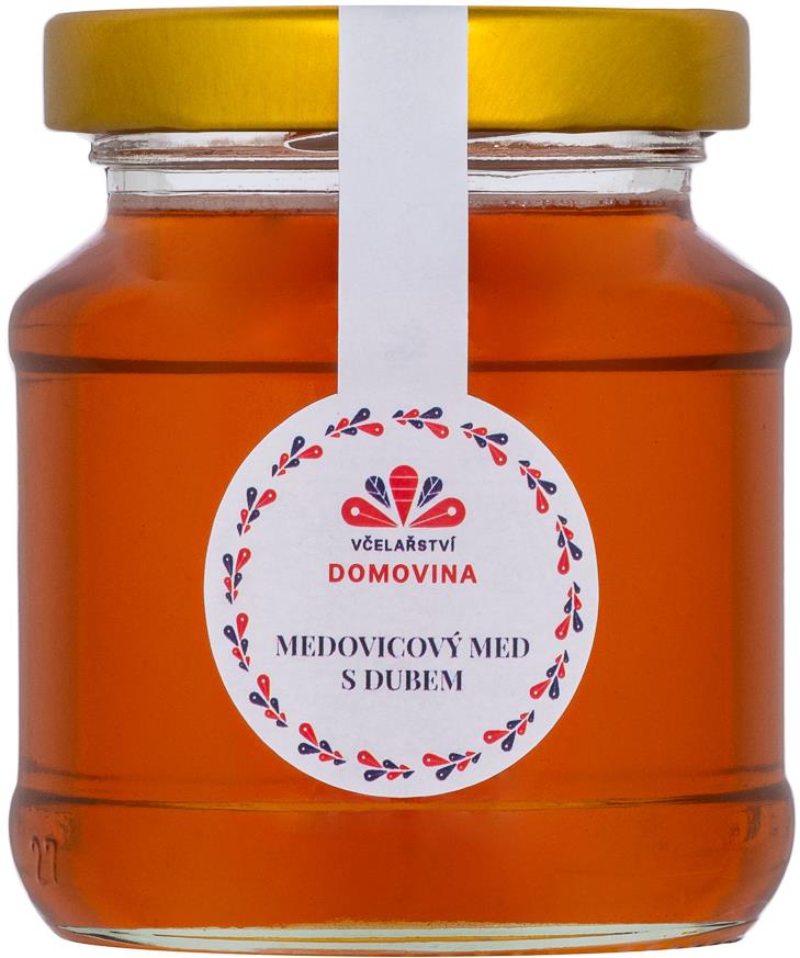 Včelařství Domovina Medovicový med s dubem 180 g
