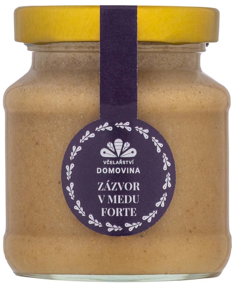Včelařství Domovina Zázvor v medu Forte 180 g