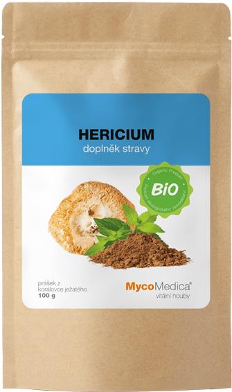 MycoMedica BIO Hericium (Lion's Mane) prášek, 100 g