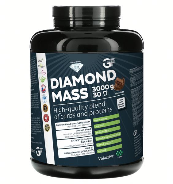 GF Nutrition Diamond MASS 3 kg - vanilla cream