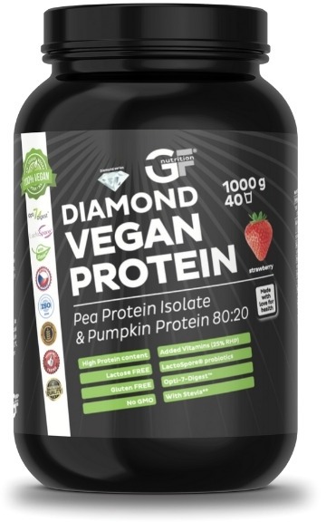 GF nutrition diamond VEGAN 1000 g - strawberry